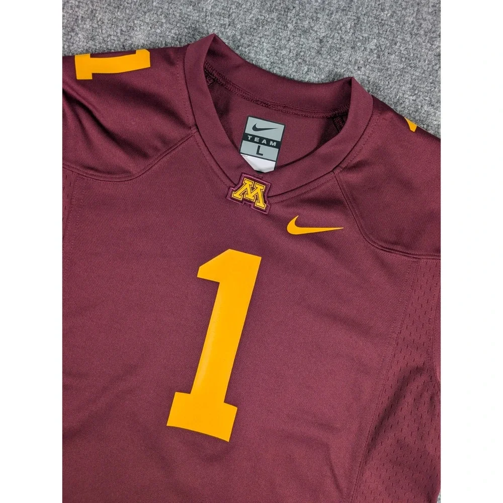 University‎ of Minnesota Nike Football Jersey Youth Large Golden Gophers NWT